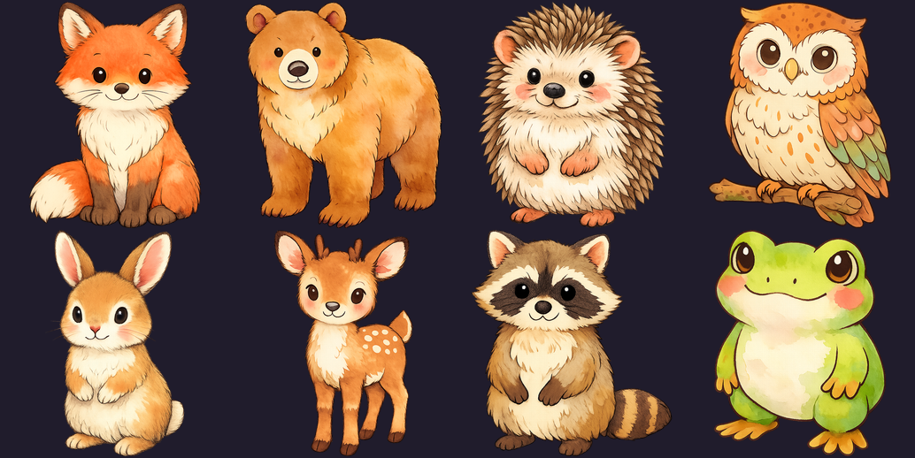 Preview of Storybook Forest Friends