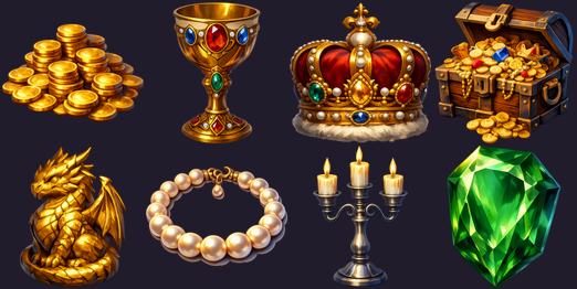 Preview of Dragon's Treasure Hoard