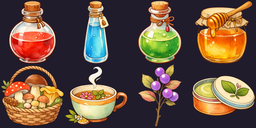 Preview of Storybook Potions & Herbs