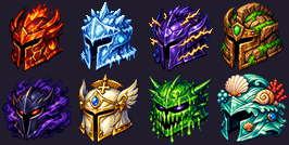 Preview of Elemental Helmets