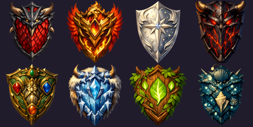 Prévia de Escudos Lendários