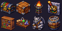 Preview of Dungeon Props