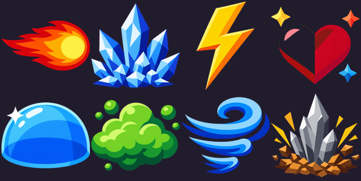 Preview of Flat Spell Icons