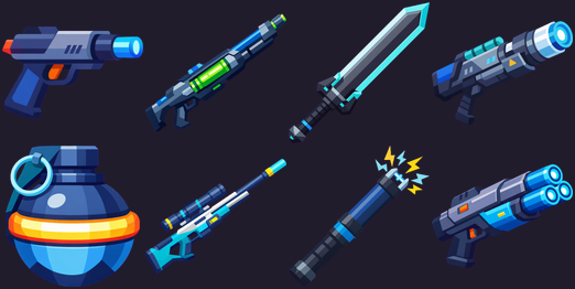 Preview of Flat Sci-Fi Arsenal