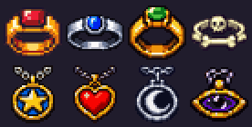 Preview of 8-Bit Rings & Amulets