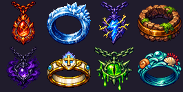 Preview of Elemental Rings & Amulets